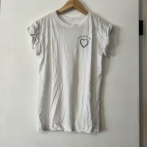 Lululemon lead with the heart shirt